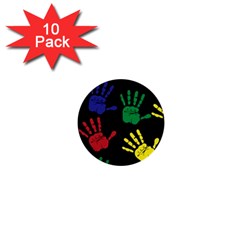 Ellipse Pattern Background 1  Mini Buttons (10 Pack)  by Apen