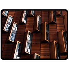 Abstract Architecture Building Business Fleece Blanket (large) by Amaryn4rt