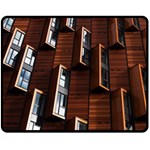Abstract Architecture Building Business Fleece Blanket (Medium) 60 x50  Blanket Front
