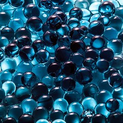Blue Abstract Balls Spheres Play Mat (rectangle) by Amaryn4rt