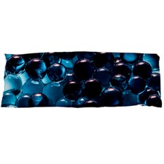 Blue Abstract Balls Spheres Body Pillow Case Dakimakura (two Sides) by Amaryn4rt