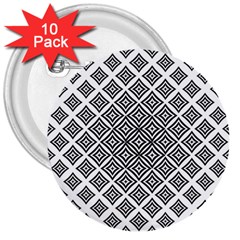 Background Pattern Halftone 3  Buttons (10 Pack)  by Pakjumat