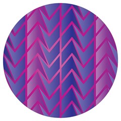 Geometric Background Abstract Round Trivet by Pakjumat