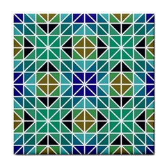Mosaic Triangle Symmetry Tile Coaster by Apen