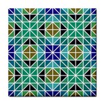 Mosaic Triangle Symmetry Tile Coaster Front