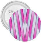 Geometric 3d Design Pattern Pink 3  Buttons Front