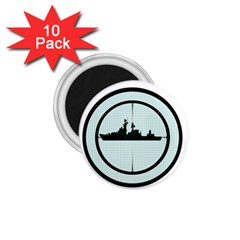 Ship Target Destroyer Warship 1 75  Magnets (10 Pack)  by Pakjumat
