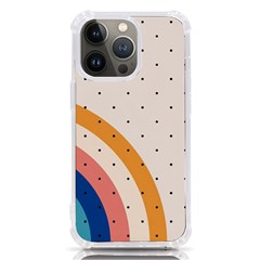 Retro Abstract Geometric Iphone 13 Pro Tpu Uv Print Case by Modalart