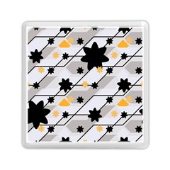 Flower Shape Abstract Pattern Memory Card Reader (square) by Modalart