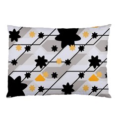 Flower Shape Abstract Pattern Pillow Case (two Sides) by Modalart