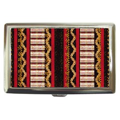 Textile Pattern Abstract Fabric Cigarette Money Case by Modalart