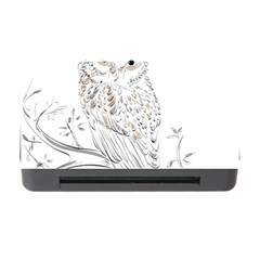 Owl Bird Wildlife Bird Of Prey Memory Card Reader With Cf by Modalart