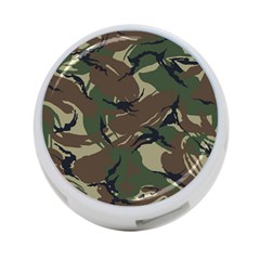 Camouflage Pattern Fabric 4-port Usb Hub (one Side) by Bedest