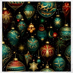 Christmas Ornaments Pattern Canvas 16  X 16  by Ravend
