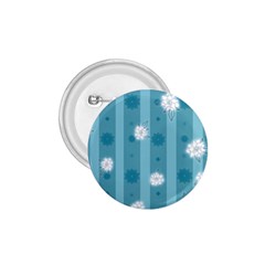 Gardenia Flowers White Blue 1 75  Buttons by Ravend