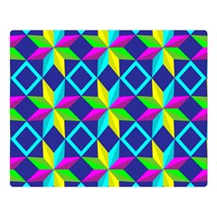 Pattern Star Abstract Background Premium Plush Fleece Blanket (large) by Ravend