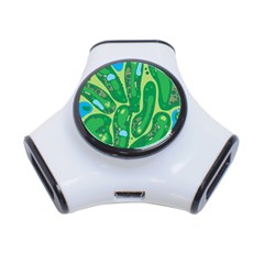Golf Course Par Golf Course Green 3-port Usb Hub by Ravend