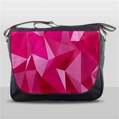 Pattern Halftone Geometric Messenger Bag by Ravend