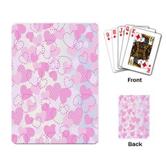 Valentine Background Hearts Bokeh Playing Cards Single Design (rectangle) by Ravend