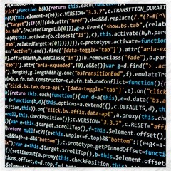 Close Up Code Coding Computer Canvas 12  X 12  by Amaryn4rt