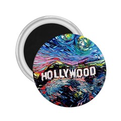 Hollywood Art Starry Night Van Gogh 2 25  Magnets by Modalart