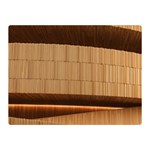 Architecture Art Boxes Brown Two Sides Premium Plush Fleece Blanket (Mini) 35 x27  Blanket Front