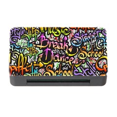 Graffiti Word Seamless Pattern Memory Card Reader With Cf by Bedest
