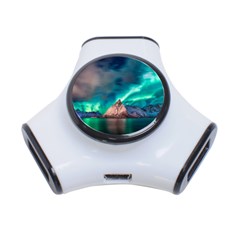 Amazing Aurora Borealis Colors 3-port Usb Hub by Pakjumat