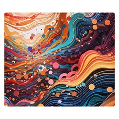 Pattern Abstract Premium Plush Fleece Blanket (small) by Pakjumat