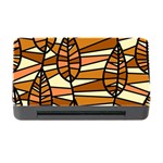 Autumn Leaf Mosaic Seamless Memory Card Reader with CF Front