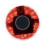 Green Christmas Breakfast   On-the-Go Memory Card Reader Back