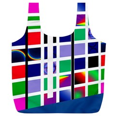 Color Graffiti Pattern Geometric Full Print Recycle Bag (xl) by Hannah976