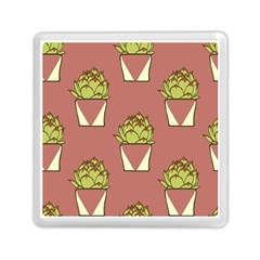 Cactus Pattern Background Texture Memory Card Reader (square) by Hannah976