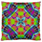 Farbenpracht Kaleidoscope Pattern Standard Premium Plush Fleece Cushion Case (Two Sides) Front