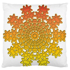 Mandala Background Image Ornament Standard Premium Plush Fleece Cushion Case (two Sides) by Hannah976