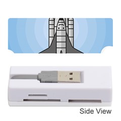 Rocket Shuttle Spaceship Science Memory Card Reader (stick) by Sarkoni