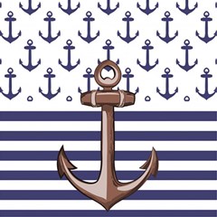 Anchor Background Design Play Mat (rectangle) by Apen