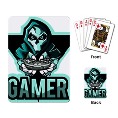 Gamer Illustration Gamer Video Game Logo Playing Cards Single Design (rectangle) by Sarkoni