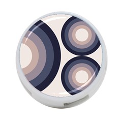 Circle Tile Design Pattern 4-port Usb Hub (two Sides) by Ravend