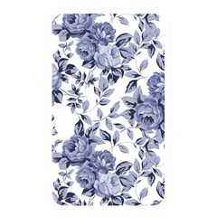 Blue Vintage Background Background With Flowers, Vintage Memory Card Reader (rectangular) by nateshop