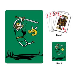Adventure Time The Legend Of Zelda Playing Cards Single Design (rectangle) by Sarkoni
