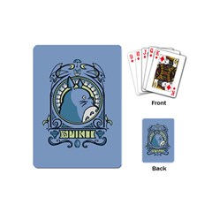 Drawing Illustration Anime Cartoon My Neighbor Totoro Playing Cards Single Design (mini) by Sarkoni