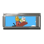 Cartoon Adventure Time Jake And Finn Superlink Italian Charm (9mm) Front