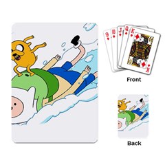 Adventure Time Finn And Jake Snow Playing Cards Single Design (rectangle) by Sarkoni
