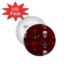 Tattoo Old School Background Pattern 1 75  Buttons (100 Pack)  by Bedest