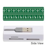 Wallpaper Ugly Sweater Backgrounds Christmas Memory Card Reader (Stick) Front
