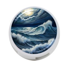 Waves Storm Sea 4-port Usb Hub (one Side) by Bedest