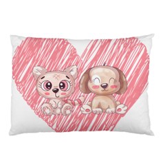 Paw Dog Pet Puppy Canine Cute Pillow Case by Sarkoni