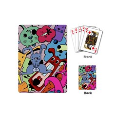 Graffiti Monster Street Theme Playing Cards Single Design (mini) by Bedest