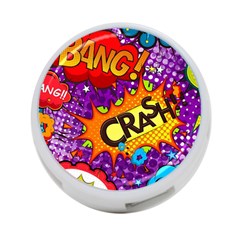 Crash Bang Adventure Time Art Boom Graffiti 4-port Usb Hub (one Side) by Bedest